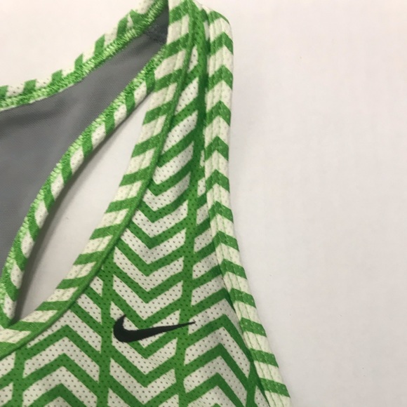 Nike Dry Fit Racerback Green Athletic Top - Picture 3 of 6